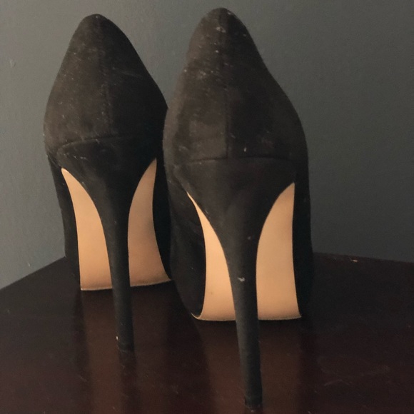 Black suede stilettos - Picture 2 of 3